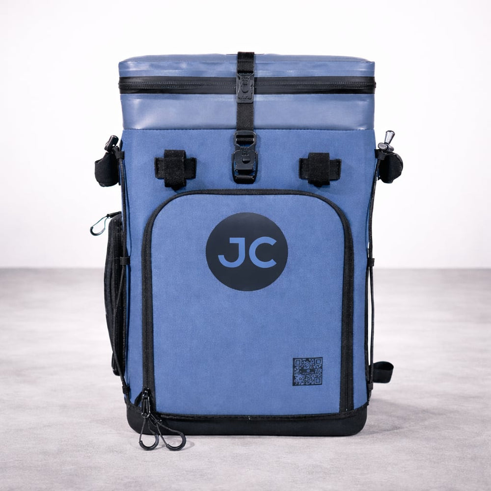 JustinCASE: The Only Convertible Backpack Dark Blue - Founders Vault
