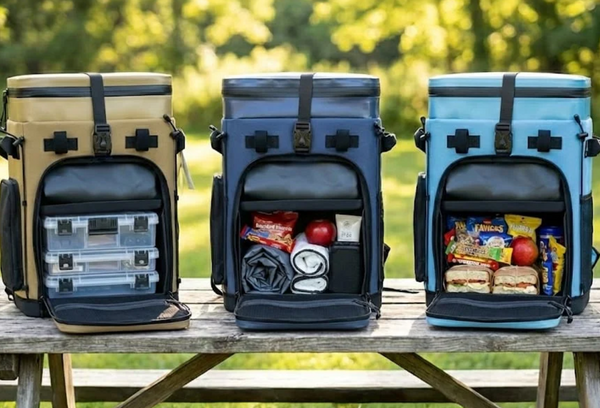 JustinCASE: The Only Convertible Backpack Midnight Mood / Dark Gray & Black